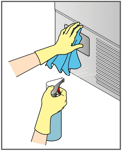 Zoom - How to clean the blast chiller?